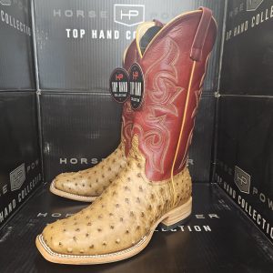 Top Hand HP8076 Antique Saddle F.Q. Ostrich