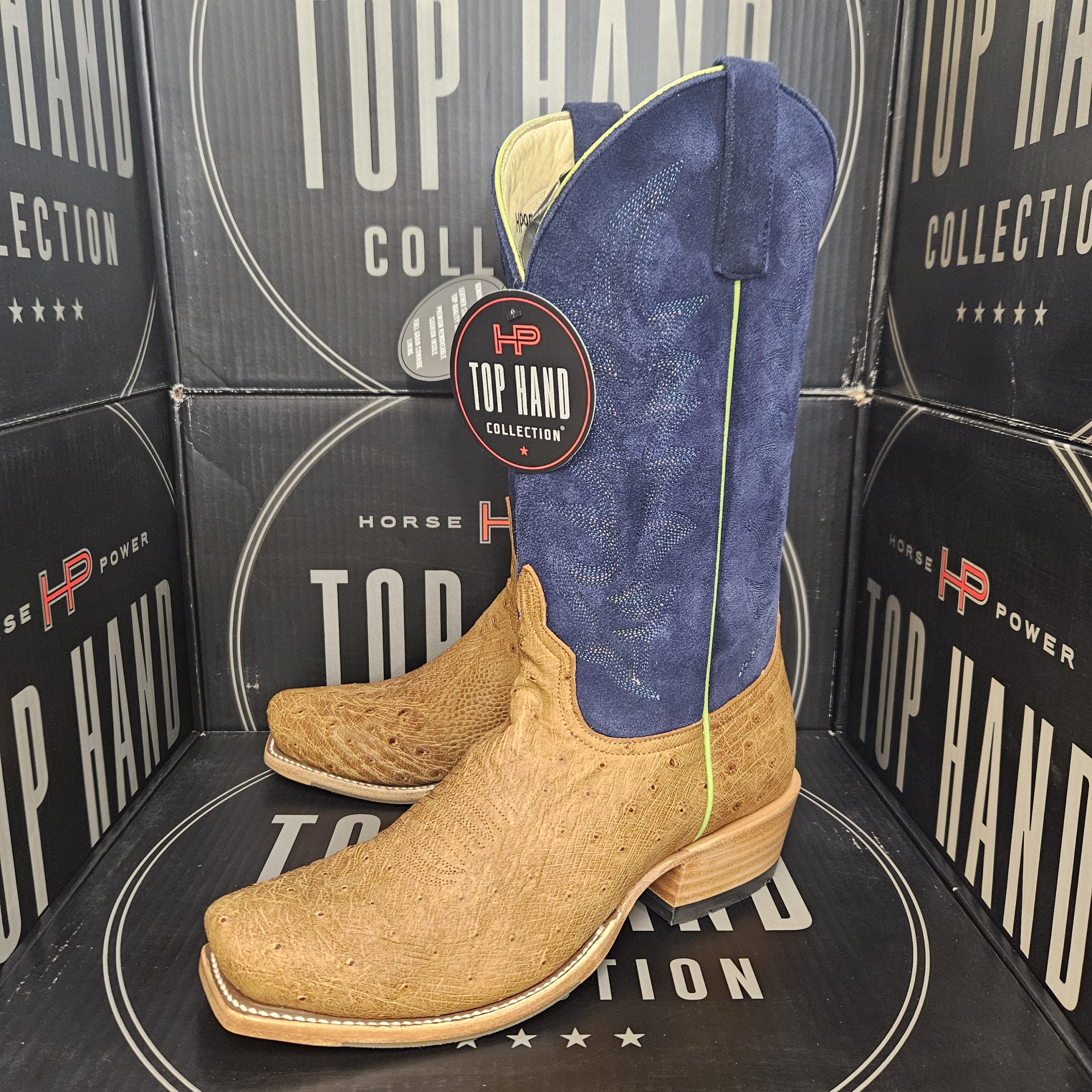 Top Hand HP9530 Antique Saddle Smooth Ostrich - Little Joe's Boots