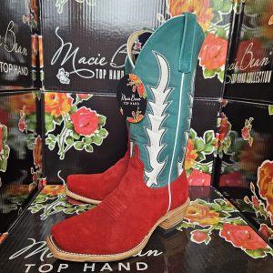 Macie Bean M9524 Red Suede