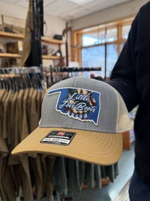 LJB Oklahoma State Seal Hat Heather Gray