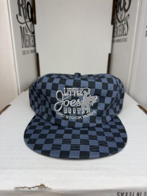 LJB Tone on Tone Slate Blue Checkered Hat