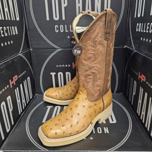 Top Hand HPC502 Antique Saddle F.Q. Ostrich Crepe Sole